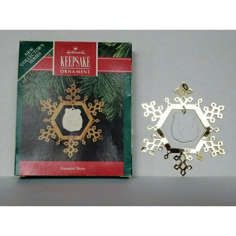 1990 Hallmark Greatest Story In Series Ornament In Box U19